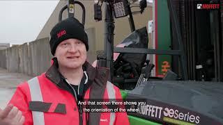 MOFFETT E series NX Customer video, CM Transport Denmark