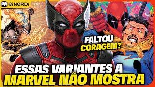 FALTOU CORAGEM? VARIANTES DO DEADPOOL E WOLVERINE FICARAM DE FORA DO FILME