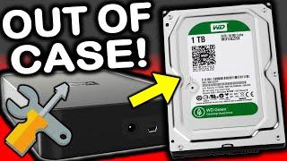 Removing The HDD From A Western Digital External Drive Enclosure.