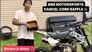 How Quiet will the BBR Cancel Core make your Pitbike!?