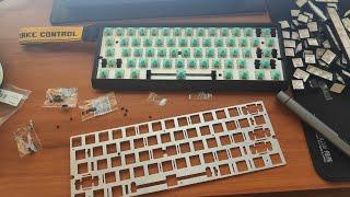 SMKeyboards Wooting 60HE Aluminum Plate Test