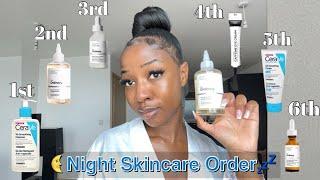 NIGHT-TIME SKINCARE ROUTINE - The correct order 