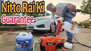 Nitto  Rai ki guarantee Cazar CZ-CW130 car washer selling best car washer in india #cazar #nittorai
