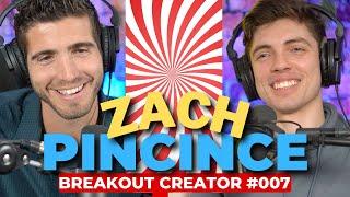 Zach Pincince - Hypnosis, Tony Robbins stage performances, and origin story - Breakout Creator #007