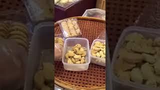 Famous almond cookies made in Macau