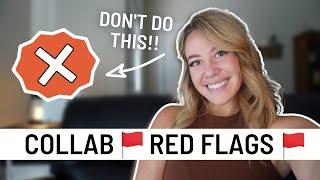 Brand Collab RED FLAGS - How To Know If A Collaboration Opportunity is LEGIT