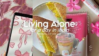 Day in my life  | rainy day vlog |Aesthetic vlog Indian | living alone in india | life of introvert