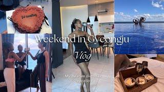 KOREA VLOG | It's My Bestie's Birthday Staycation Weekend in a Pension in Gyeongju!!