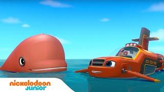 Blaze et les Monster Machines | Les aventures sous-marines en haute mer de Blaze ! | Nickelodeon Jr.