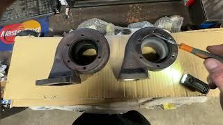 Genuine Garrett Turbo exhaust housing vs Chinese / eBay turbo housing - video 2