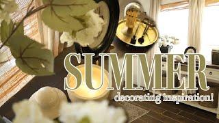SUMMER DECORATE WITH ME | SUMMER HOME DECOR | SUMMER DECORATING INSPIRATION