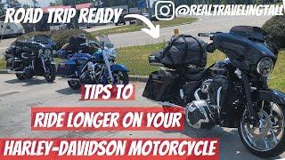 How to RIDE LONGER ON YOUR HARLEY-DAVIDSON MOTORCYCLE