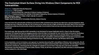 The Overlooked Attack Surface: Diving into Windows Client Components for RCE Vulnerabilities