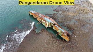 Pangandaran jika di lihat dari atas | drone view