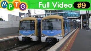 Melbourne's Metro Trains and Trams (Full video #9)