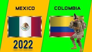 México VS Colombia  Ejército 2022 Comparación poderío militar Mexico