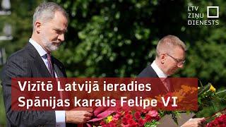 Vizītē Latvijā ieradies Spānijas karalis Felipe VI