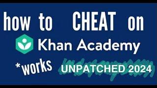 How to Hack Khan Academy 2024 (UNPATCHED) #tutorial #khanacademy #hack