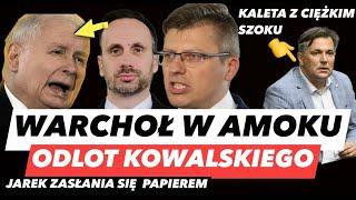 WARCHOŁ W AMOKU – KACZYŃSKI WYLECIAŁ Z ZASŁONĄ️KOWALSKI ŻĄDA ORDERU DLA TRUMPA I KALETA W SZOKU