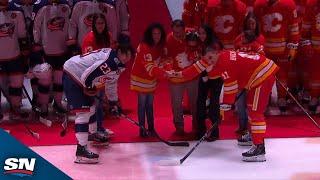 Flames Hold Emotional Ceremony For Johnny And Matthew Gaudreau