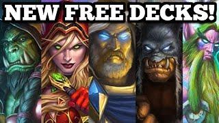 What is the BEST FREE Hearthstone deck for NEW and RETURNING players in Perils in Paradise?