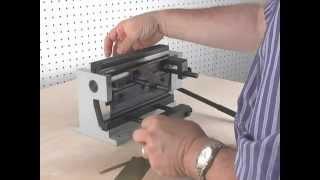 Demonstration of Micro-Mark #82820 Mini Metal Shear / Brake