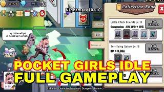 Pocket Girls Idle RPG FULL Gameplay Review | Play to Earn
