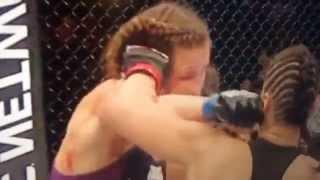 Leslie Smith vs Jessica Eye || Ear Falls Off