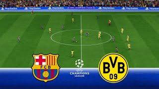 Barcelona vs Borussia Dortmund | UEFA Champions League 2025 | Full Match | FC 25 Gameplay PC