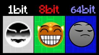 New Custom Geometry Dash Lobotomies v15, but everytime with more bits