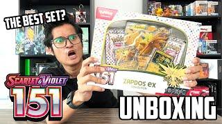 POKEMON 151 ZAPDOS EX COLLECTION UNBOXING