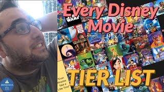 EVERY Disney Movie | TIER LIST  !!!