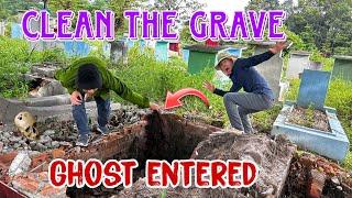 Cleaning abandoned graves part 1 - Possessed by ghosts