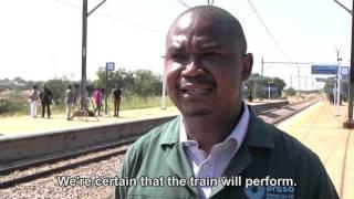 Prasa tests newly acquired trains