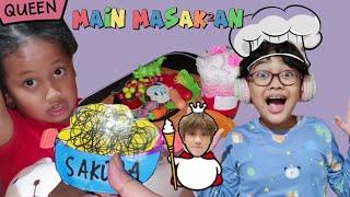 Hampir Ng4mbek! Drama Hanum Bocil Main Masak Masakan Mie Sakura Dari Kertas  Hanum Diary