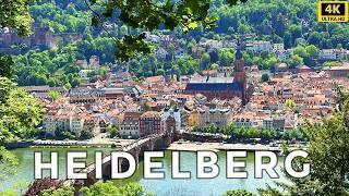 Heidelberg, Germany | The Most Beautiful City in Europe | Walking Tour 4K UHD