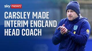 Lee Carsley announced as interim England manager