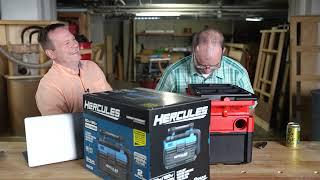 Unboxing cordless HEPA vacs and the Kreg work table