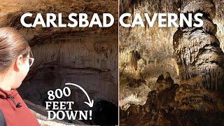 800 Feet BELOW Ground! Carlsbad Caverns National Park, Carlsbad New Mexico