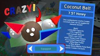 I Got The *COCONUT BELT* In Bee Swarm Simulator!