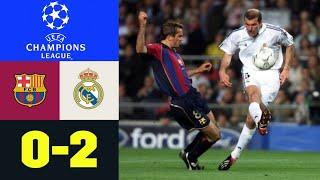 FC. Barcelona 0-2 Real Madrid - UCL 2001/02
