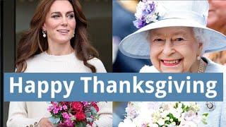 Happy Thanksgiving Let's Talk Princess Catherine's Gowns and Working For Queen Elizabeth II