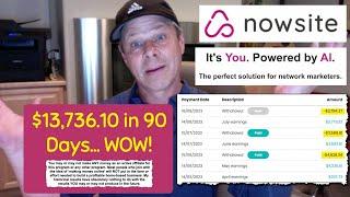  $13,700 in 90 Days with Nowsite Affiliate Program! | Exclusive Discount Codes Inside! 