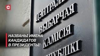 В ЦИК назвали имена кандидатов в Президенты Беларуси! Как продвигается электоральная кампания?