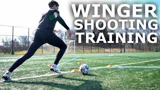 5 SHOOTING Drills For WINGERS | Score More Goals On The Wing