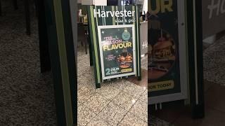 Harvester menu at quayside media city uk