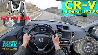 2016 Honda CR-V 1.6 i-DTEC 120 PS TOP SPEED AUTOBAHN DRIVE POV