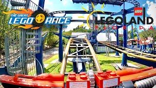 The Great Lego Race (LEGOLAND Florida) FULL On Ride POV