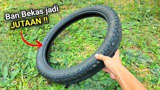 Never throw away used tires! Collect and convert into Money