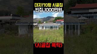 대지170평 시골빈집 1,000만원